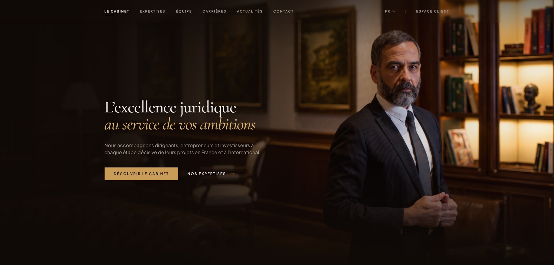 Site internet pour cabinet d'avocats - Rochebrune